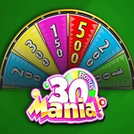 30 Mania! slot visual from FBM available on jackpotbingo.net