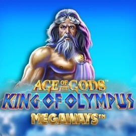 Age Of The Gods: King of Olympus Megaways game by Origins – logo hosted on Jackpot Bingo