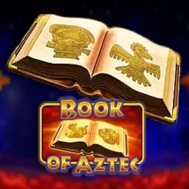 Book of Aztec slot logo by Amatic Industries at Jackpot Bingo