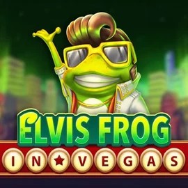 Slots logo of Elvis Frog In Vegas from BGAMING at Jackpot Bingo