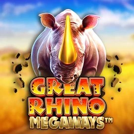 Great Rhino Megaways slot visual from Pragmatic Play available on jackpotbingo.net