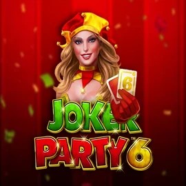 Joker Party 6 slot logo by Greentube at Jackpot Bingo