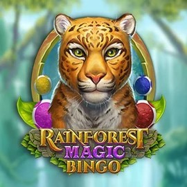 Try Rainforest Magic Bingo slot by Play'n GO on jackpotbingo.net – logo image