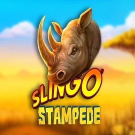 Bingo logo of Slingo Stampede from Slingo at Jackpot Bingo